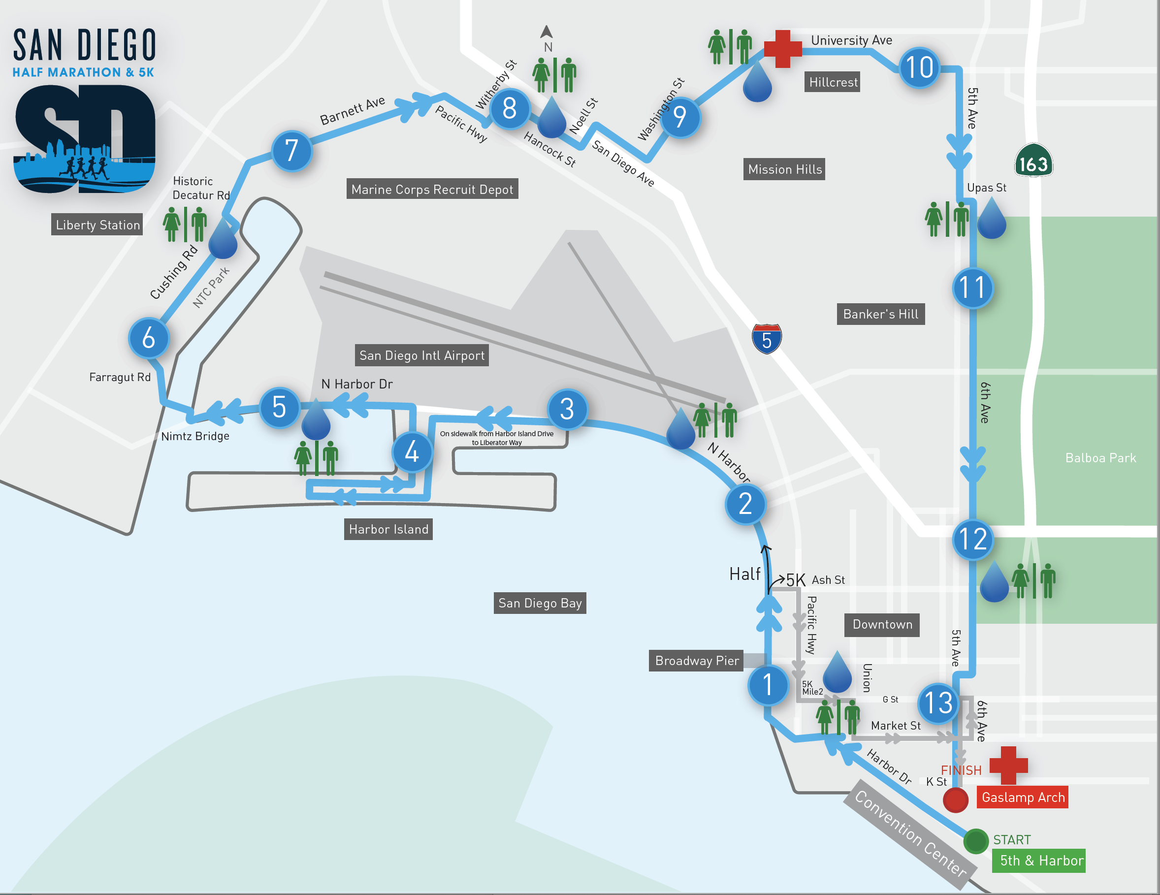 Half Marathon Course Map